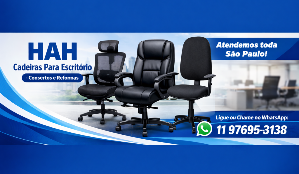 hah consertos e reformas de cadeiras para escritorio