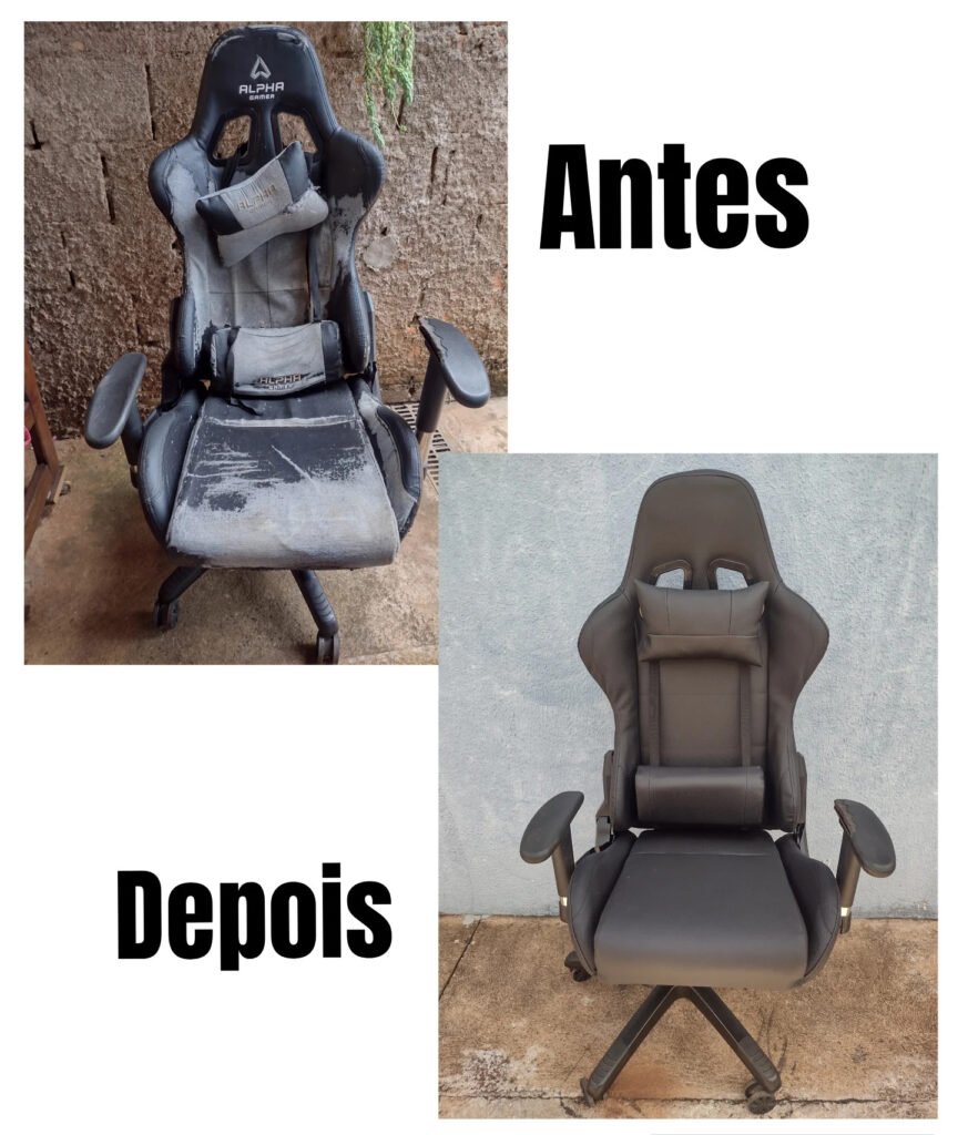 Reforma de cadeira Gamer ou Restauração de Cadeira Gamer